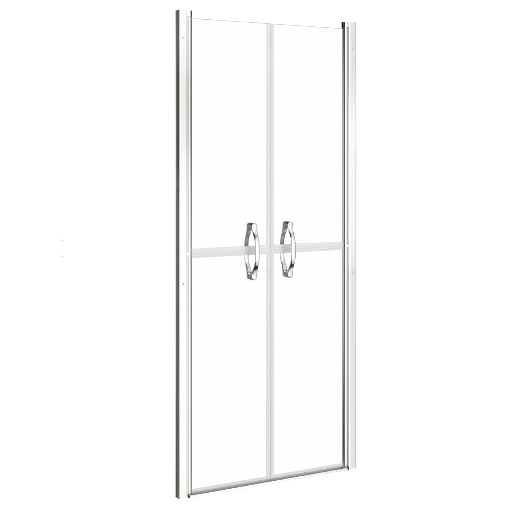 vidaXL Drzwi prysznicowe, przezroczyste, ESG, 101x190 cm