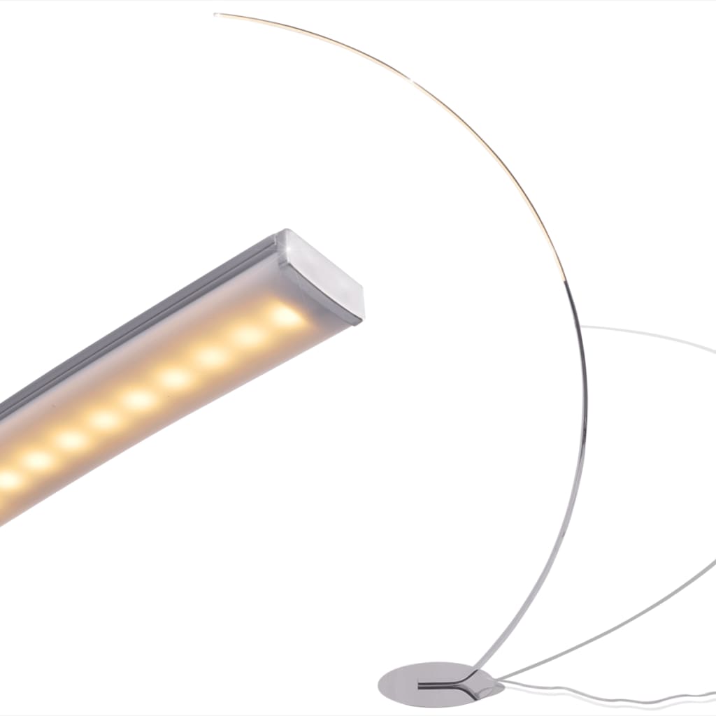 vidaXL Lampa podłogowa LED z funkcją regulacji jasności, 24 W