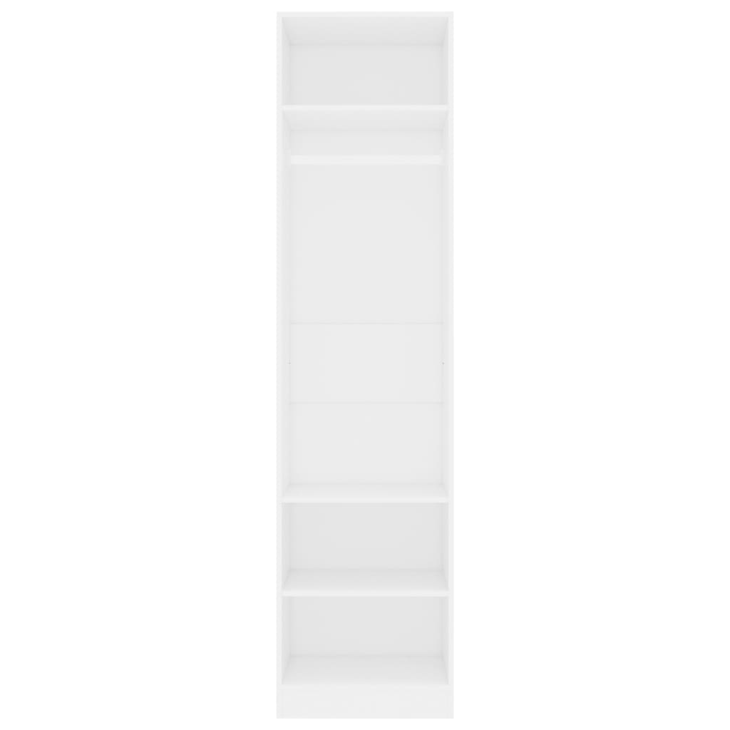 vidaXL Szafa, biała, 50x50x200 cm, płyta wiórowa