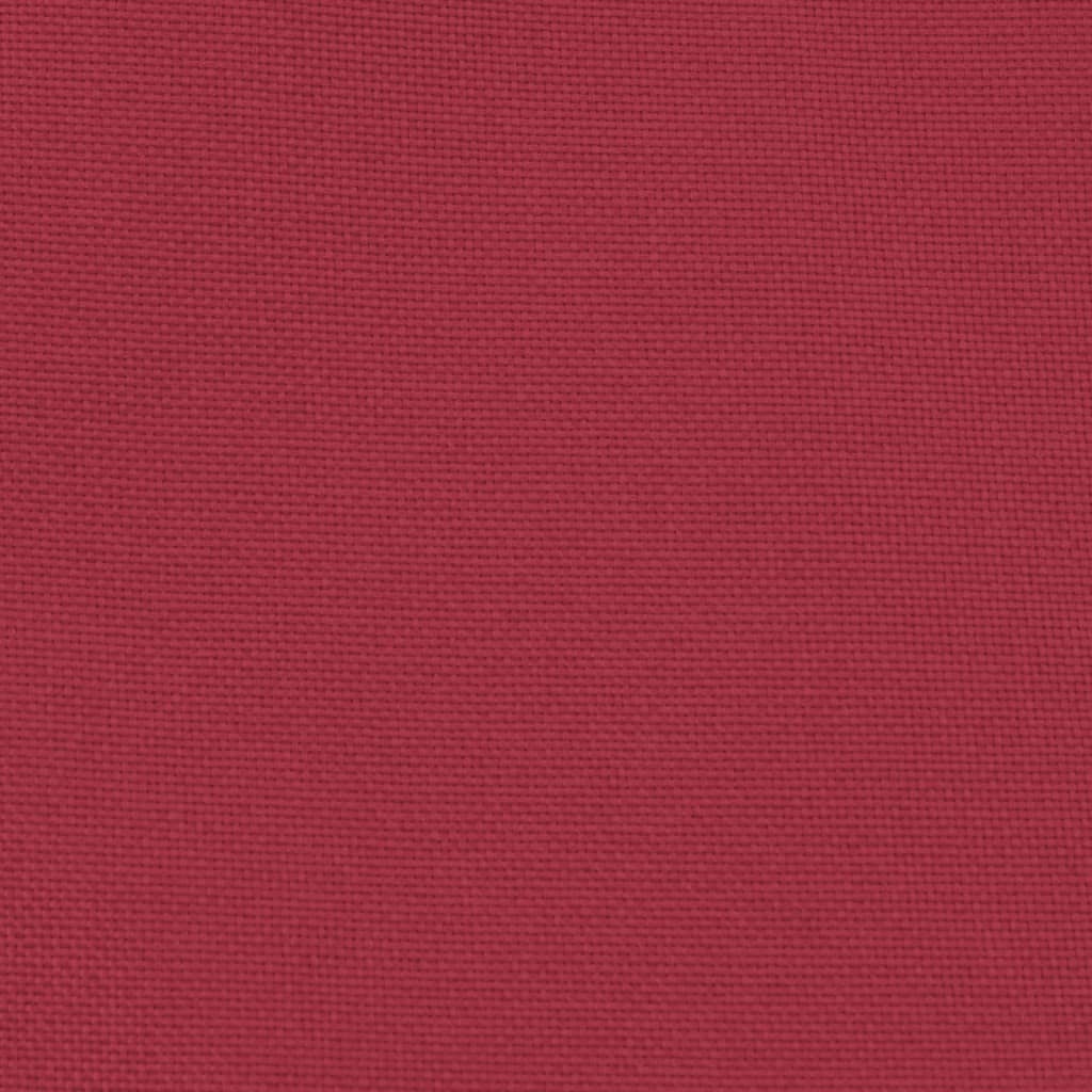 vidaXL Fotel klubowy z podnóżkiem, winna czerwień, obity tkaniną