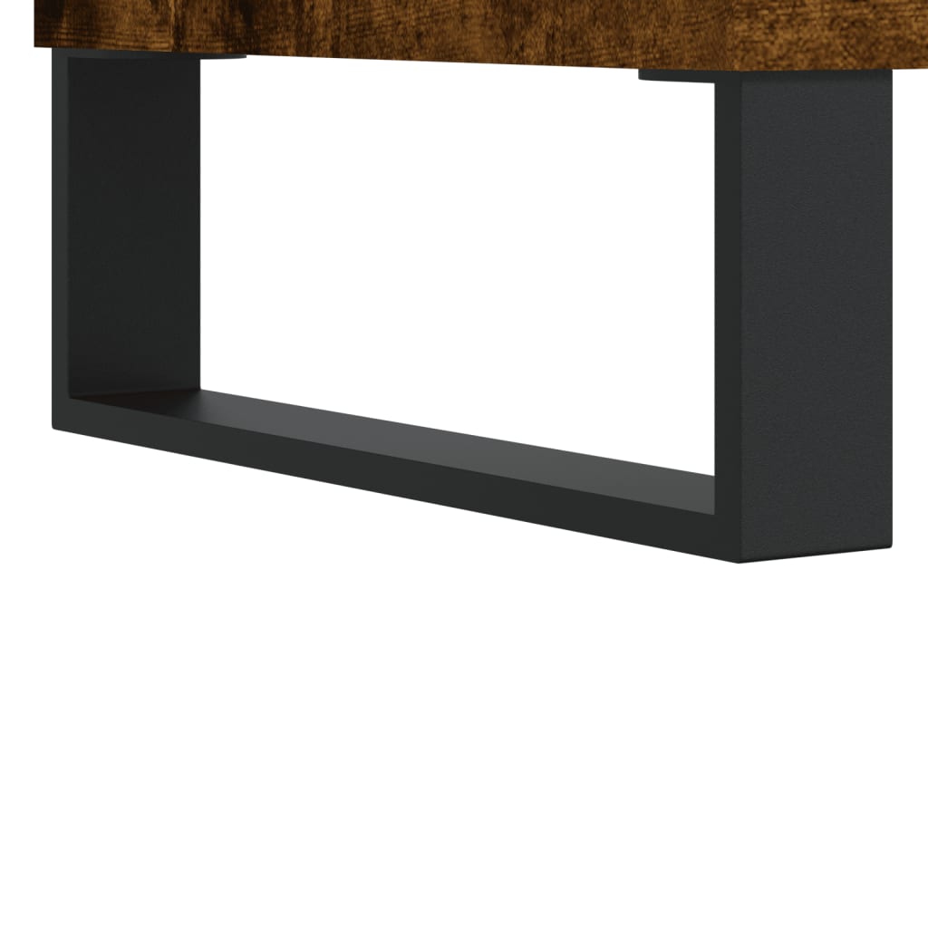 vidaXL Szafka, przydymiony dąb, 57x35x70 cm, materiał drewnopochodny