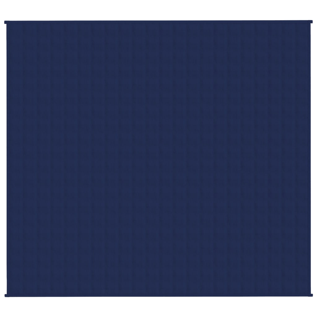 vidaXL Koc obciążeniowy, niebieski, 200x225 cm, 9 kg, tkanina