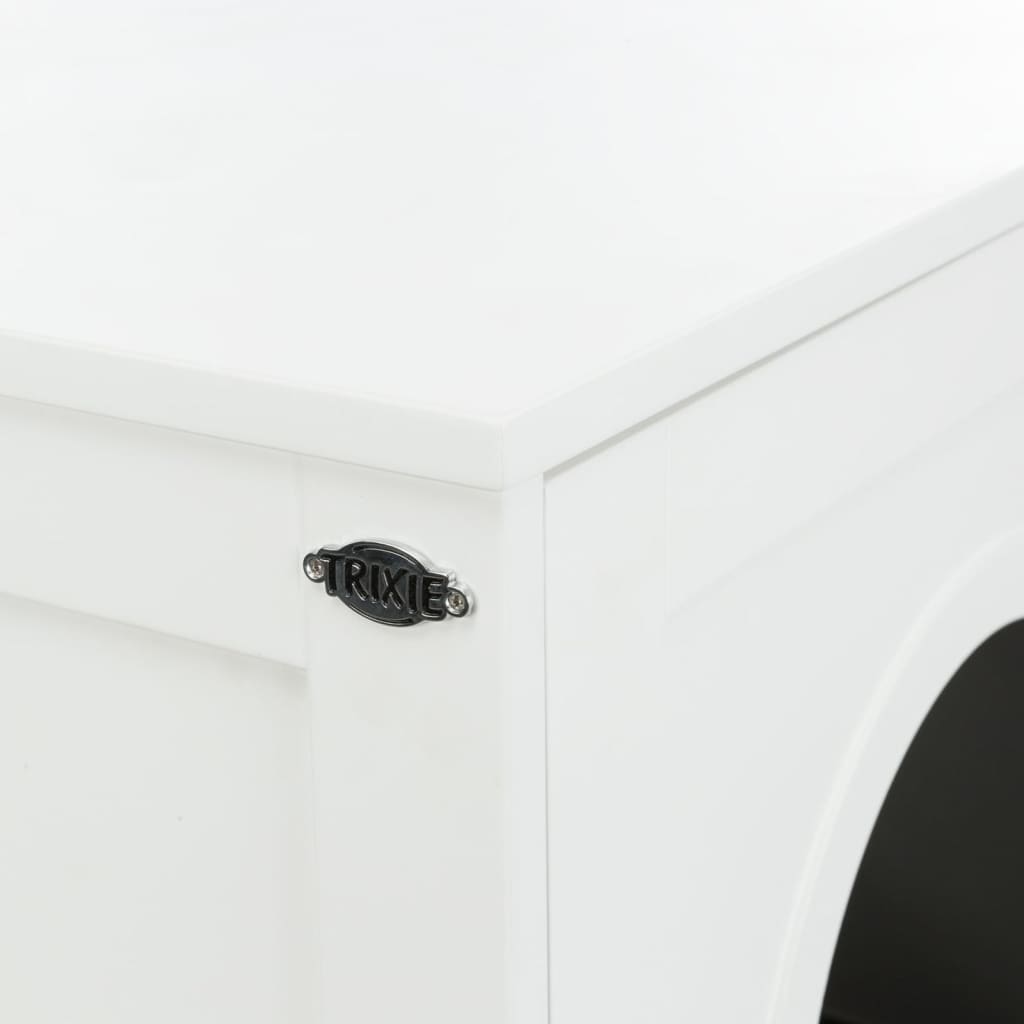 TRIXIE Domek na kuwetę dla kota, dwupiętrowy, 53x90x58 cm, biały