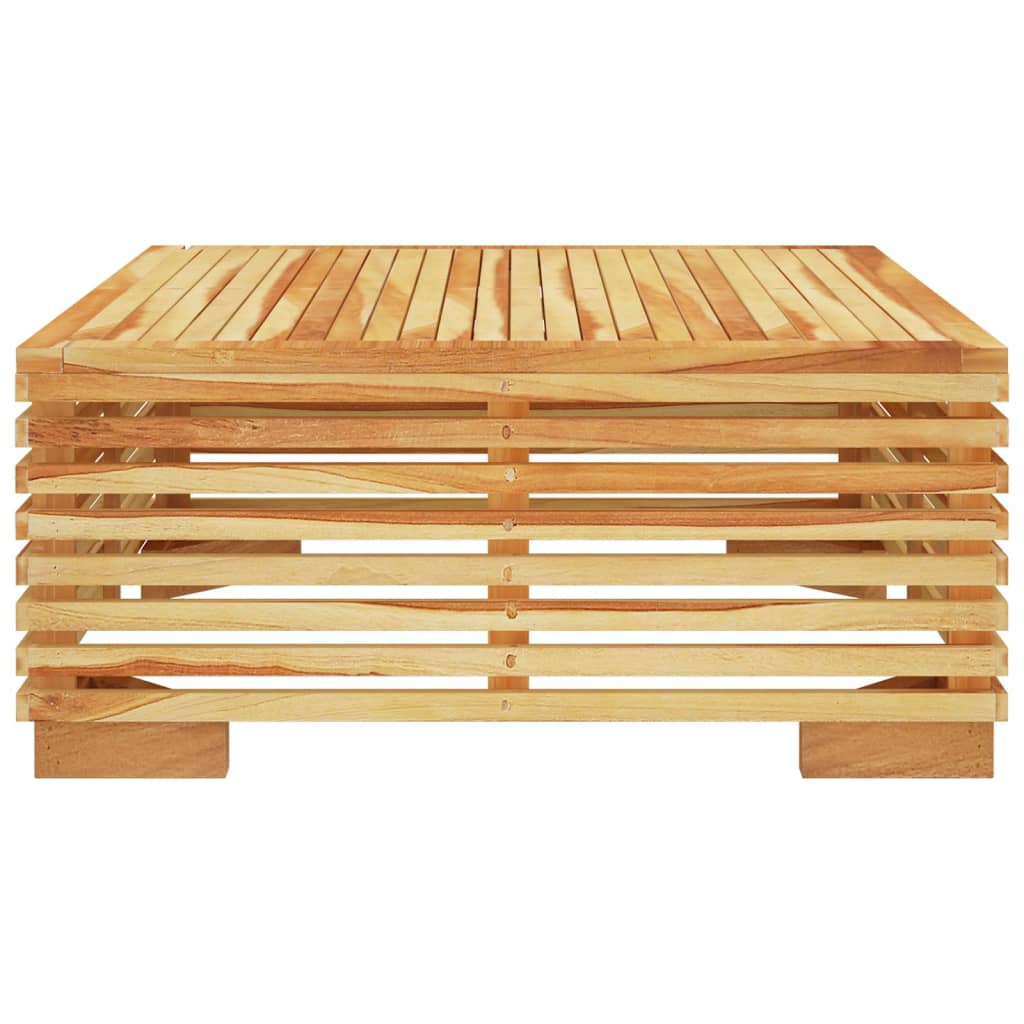 vidaXL Ogrodowy stolik kawowy, 69,5x69,5x31 cm, lite drewno tekowe