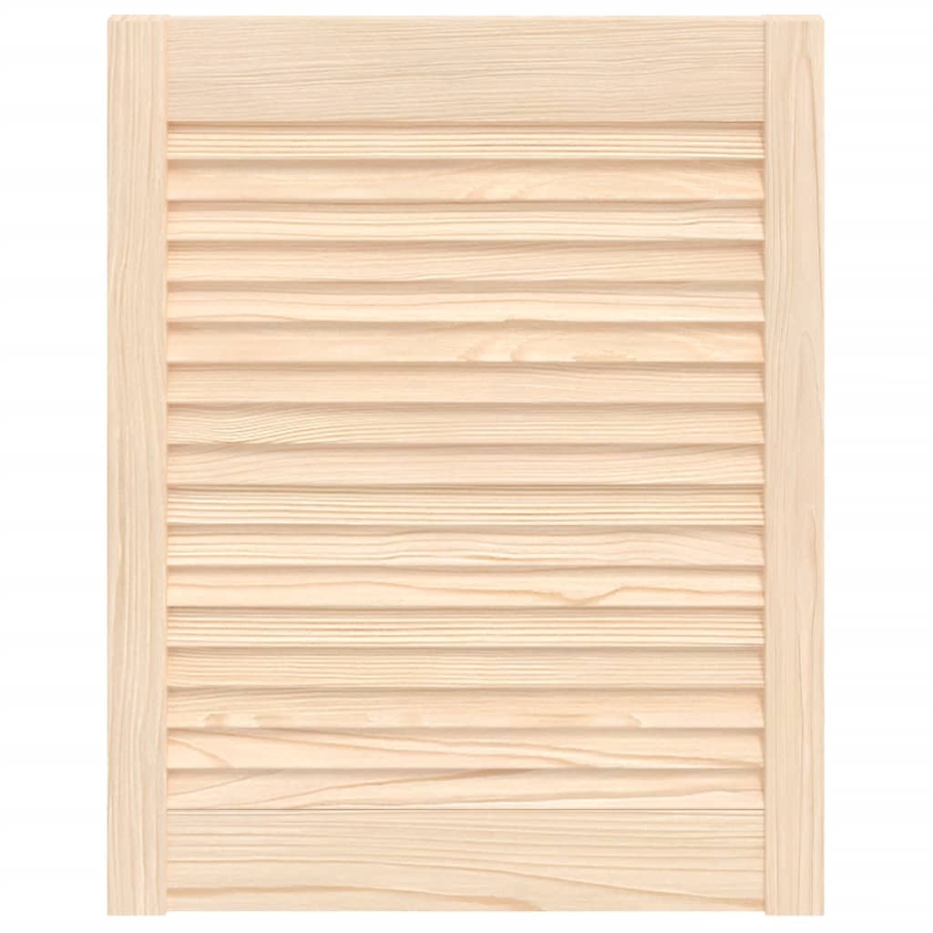 vidaXL Drzwi żaluzjowe, lite drewno sosnowe, 61,5 x 49,4 cm