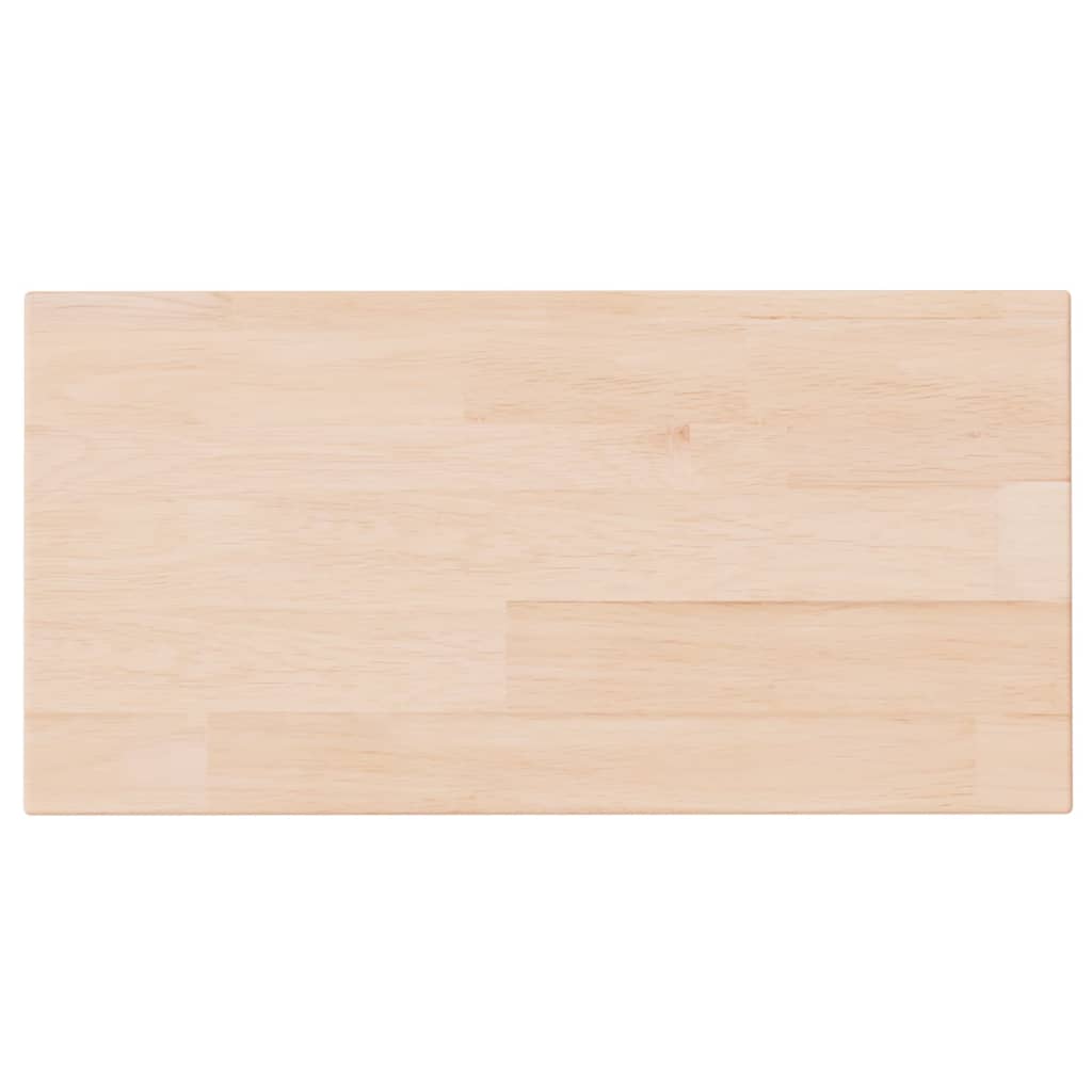 vidaXL Półka, 40x20x1,5 cm, surowe lite drewno dębowe