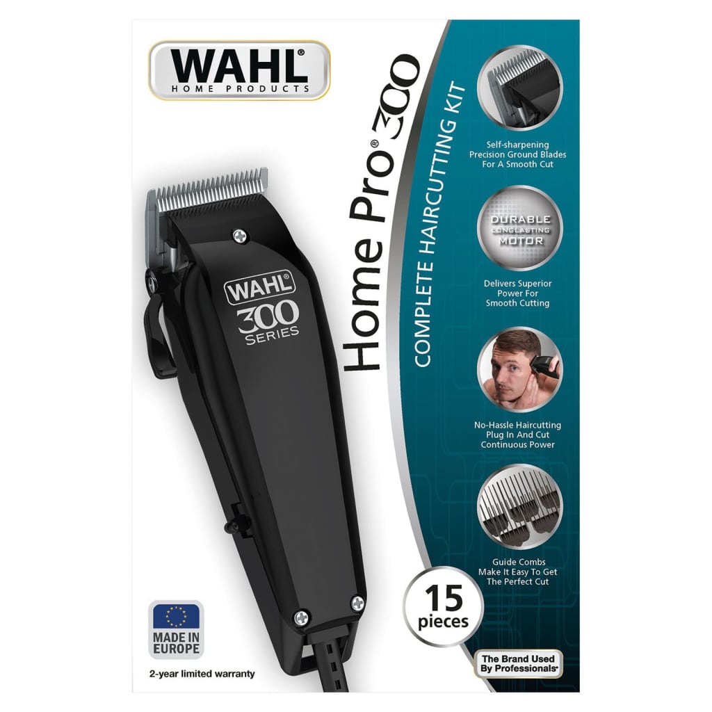 Wahl 15-częściowa maszynka do strzyżenia włosów Home Pro 300 Series
