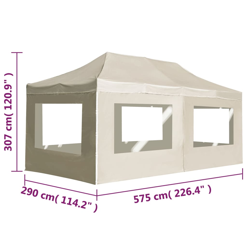 vidaXL Profesjonalny, składany namiot imprezowy ze ścianami, 6 x 3 m