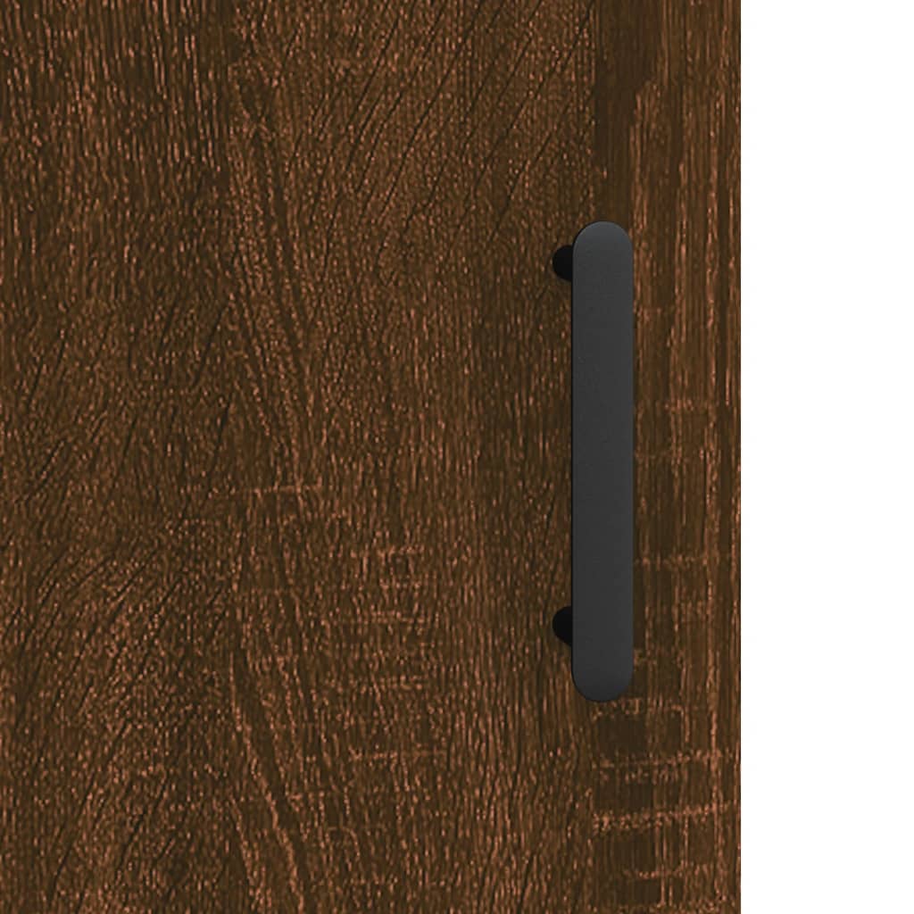 vidaXL Biurko, brązowy dąb, 140x50x75 cm, materiał drewnopochodny