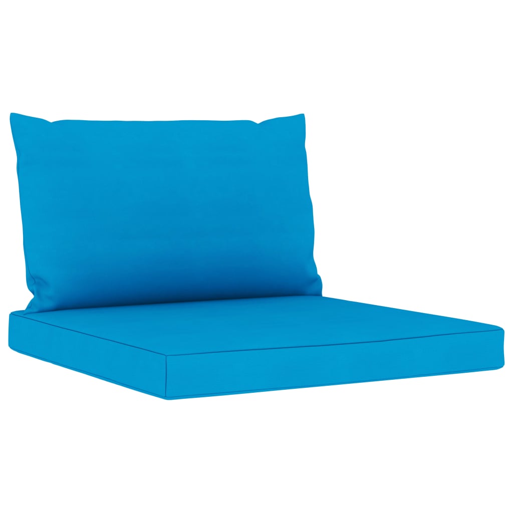 vidaXL 5-cz. zestaw mebli ogrodowych, jasnoniebieskie poduszki