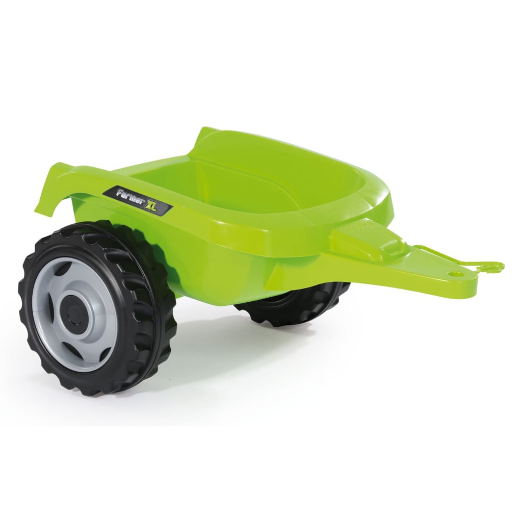 Smoby Traktor z przyczepą dla dzieci Farmer XL, biało-czarny