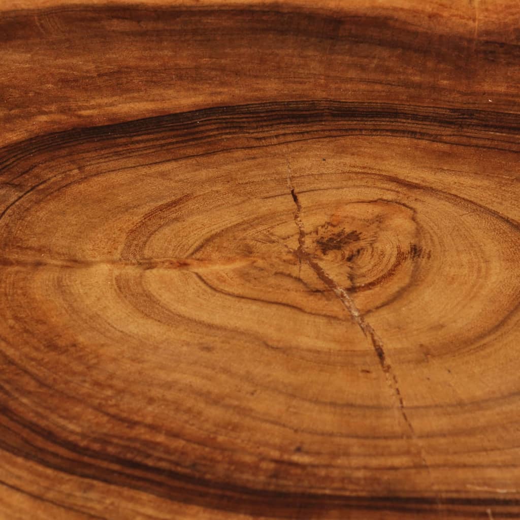 vidaXL Stolik kawowy z litego drewna akacjowego, 60x55x25 cm