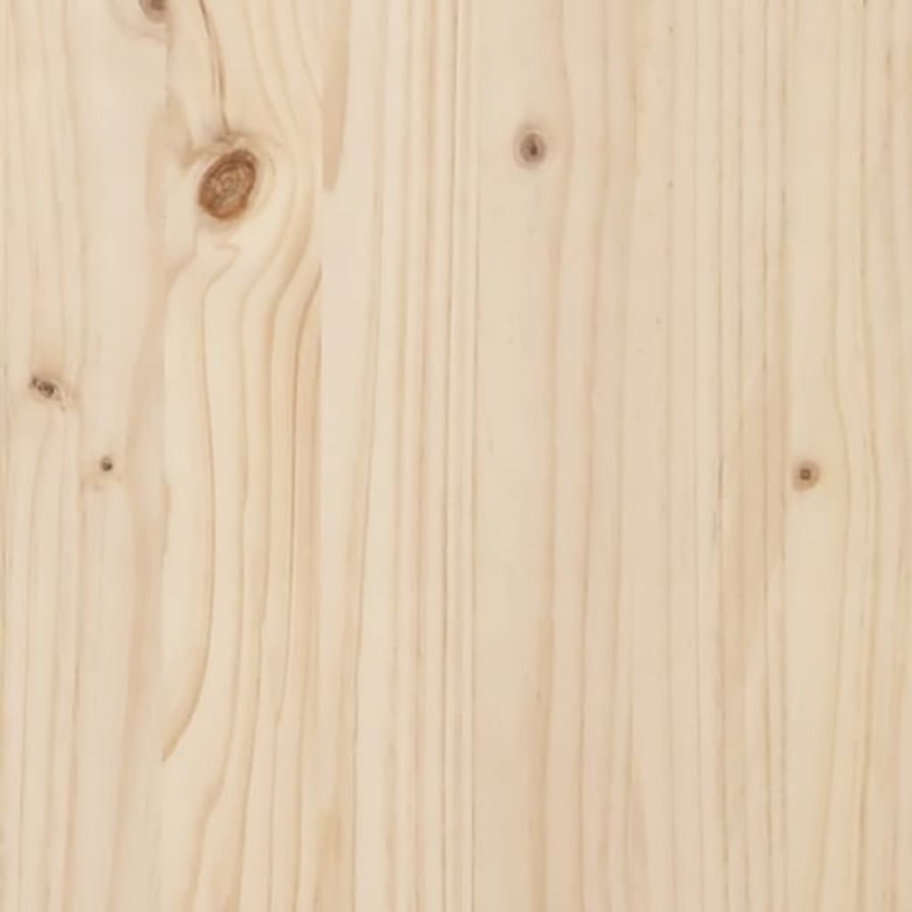 vidaXL Rama łóżka, lite drewno, 140 x 200 cm