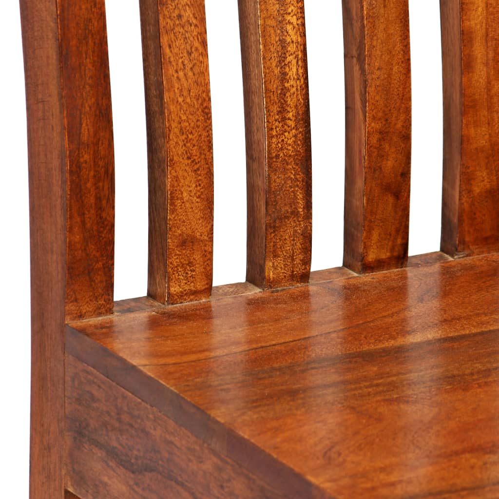 vidaXL Krzesła z litego drewna stylizowanego na sheesham, 4 szt.