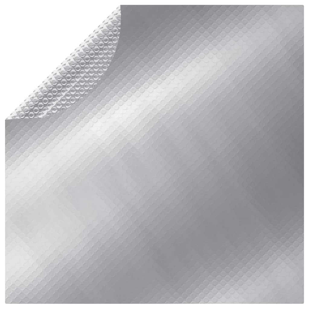 vidaXL Folia na basen, srebrna, 488 cm, PE