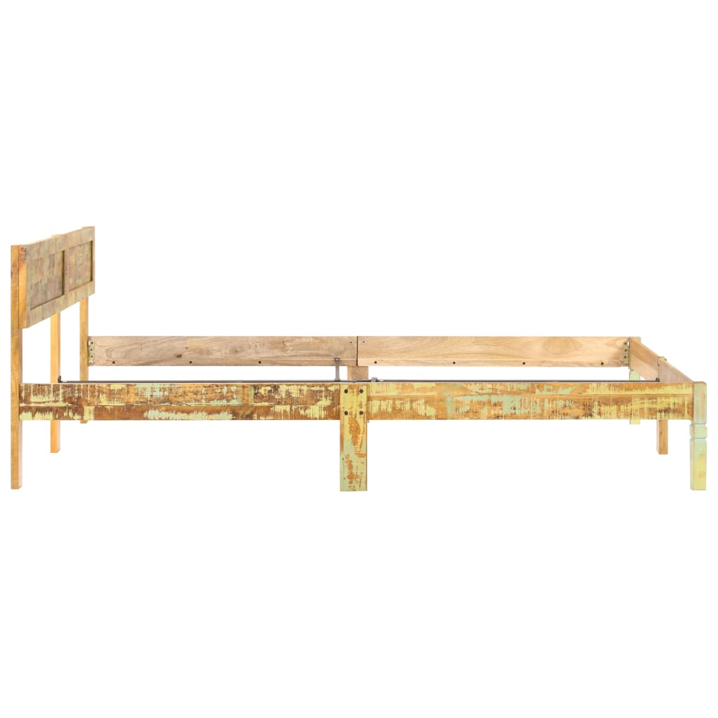 vidaXL Rama łóżka z litego drewna z odzysku, 200 x 200 cm