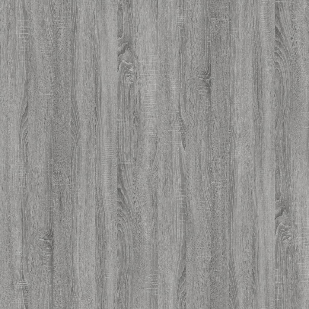 vidaXL Biurko, szary dąb sonoma, 100x49x75 cm, materiał drewnopochodny