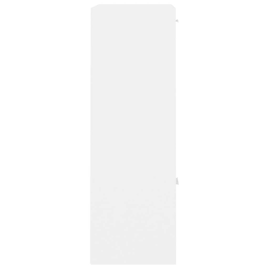 vidaXL Szafka, biała, 60x29,5x90 cm, materiał drewnopochodny