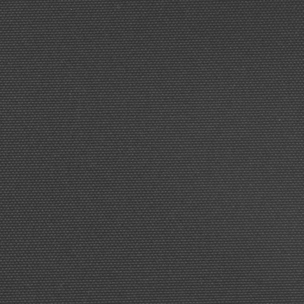 vidaXL Zwijana markiza boczna, czarna, 220x600 cm