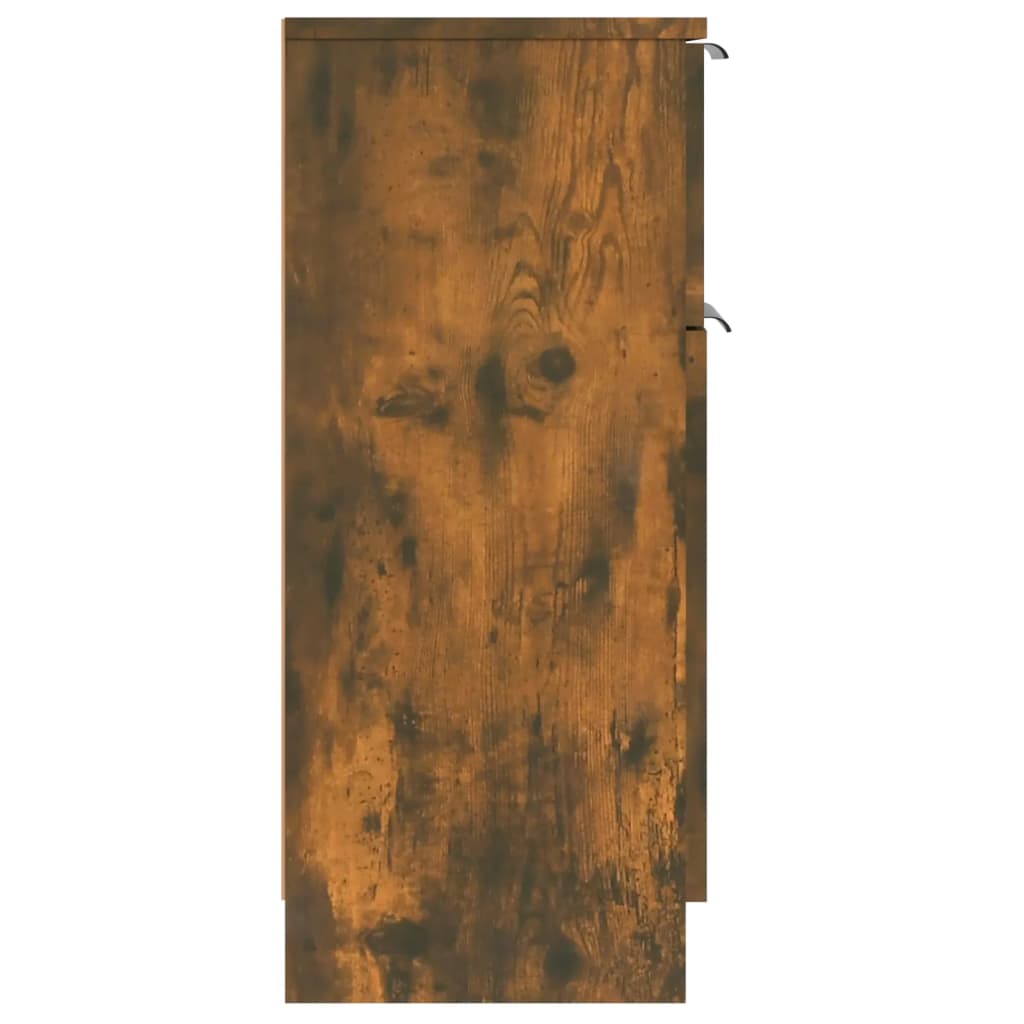 vidaXL Szafka, przydymiony dąb, 30x30x70 cm, materiał drewnopochodny