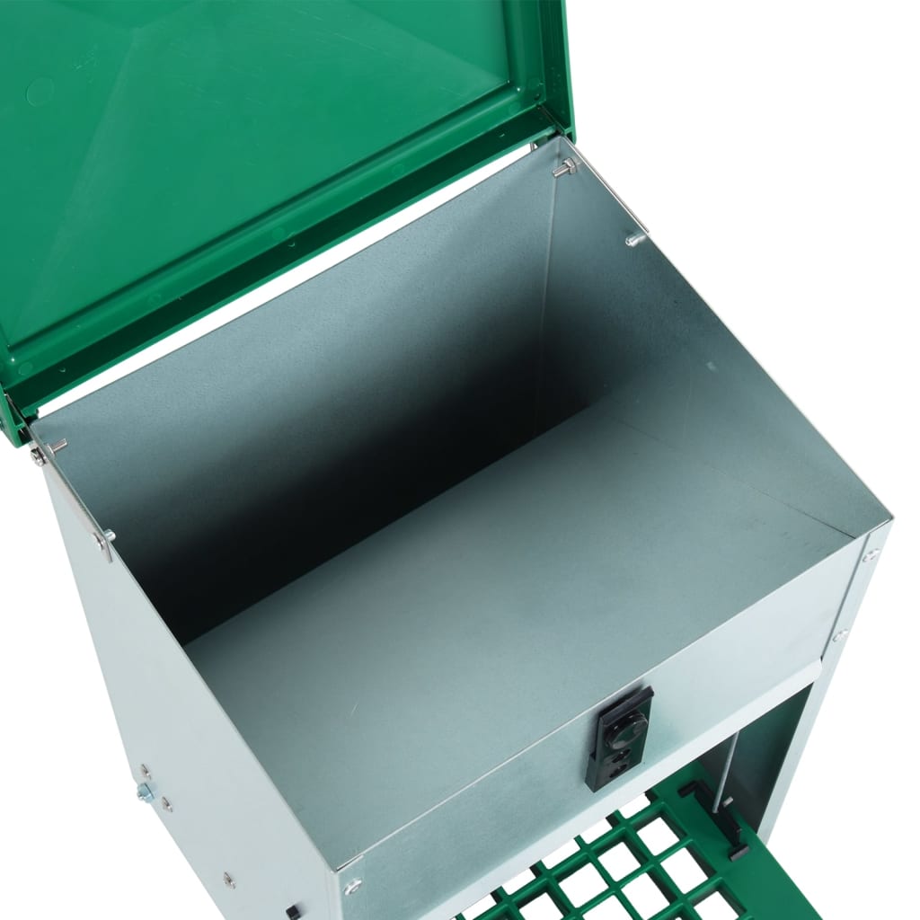 vidaXL Automatyczny karmnik dla drobiu Feedomatic z pedałem, 20 kg