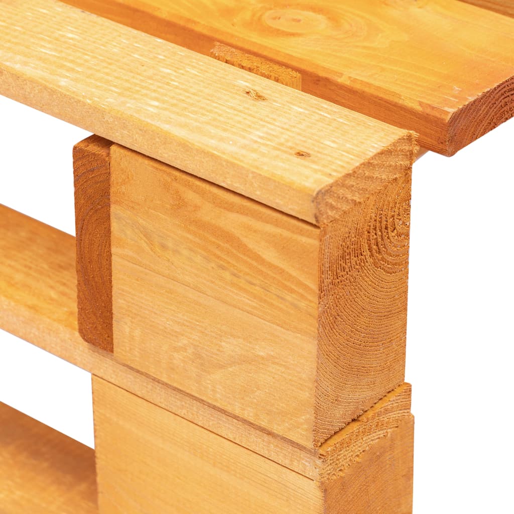 vidaXL Ogrodowy stołek z palet, impregnowane na brązowo drewno sosnowe
