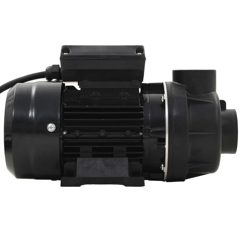 vidaXL Pompa basenowa, czarna, 0,25 HP, 7500 L/h