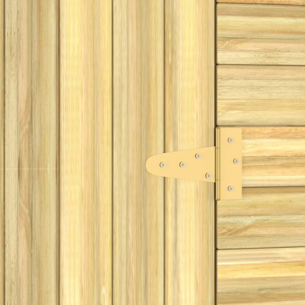 vidaXL Szopa ogrodowa, 100x310x218 cm, impregnowane drewno sosnowe