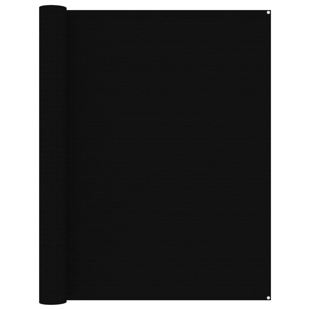 vidaXL Wykładzina do namiotu, 250 x 500 cm, czarna