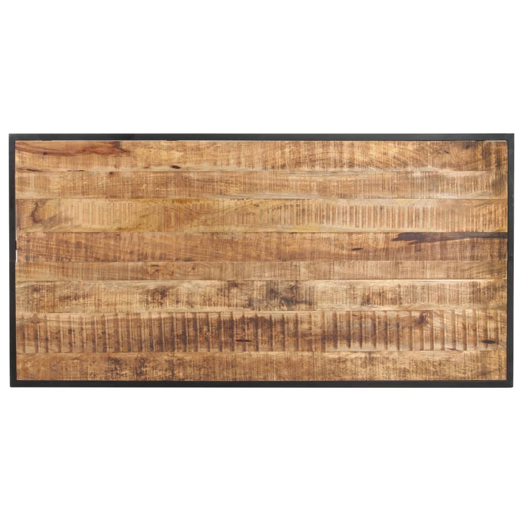 vidaXL Stół jadalniany, 140 cm, surowe drewno mango
