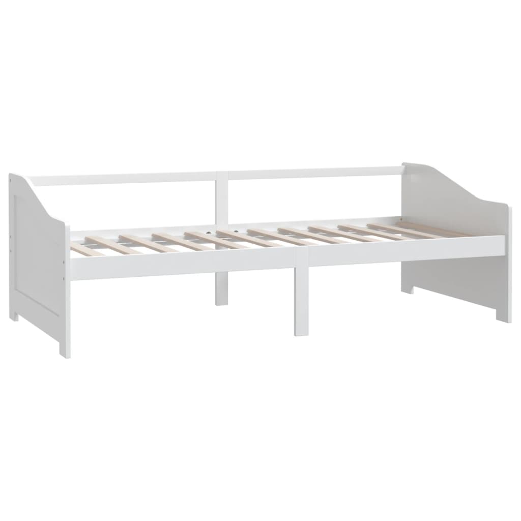 vidaXL 3-osobowa sofa/łóżko, biała, drewno sosnowe, 90 x 200 cm