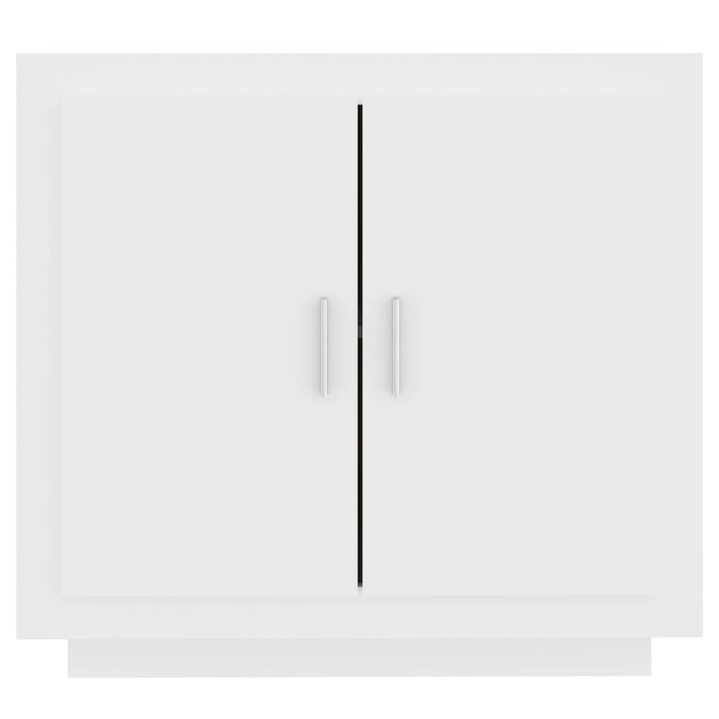 vidaXL Szafka, biała, 80x40x75 cm, materiał drewnopochodny