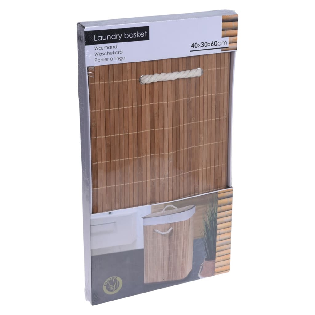 Bathroom Solutions Składany kosz na pranie, bambusowy