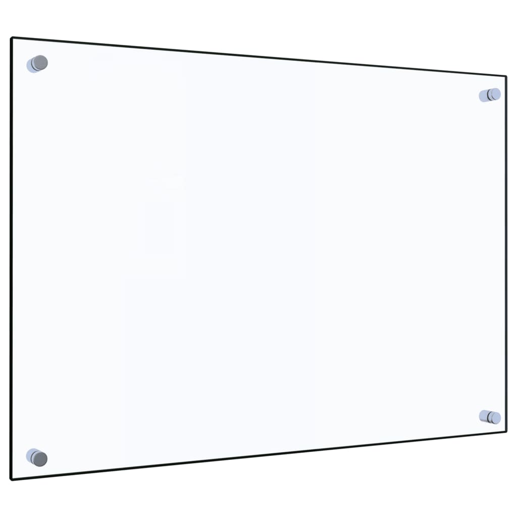 vidaXL Panel ochronny do kuchni, przezroczysty, 70x50 cm, szkło