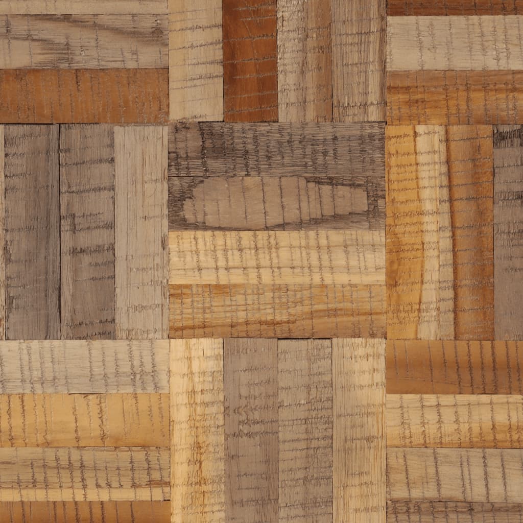 vidaXL Stolik boczny, 40x40x45 cm, lite drewno tekowe z odzysku