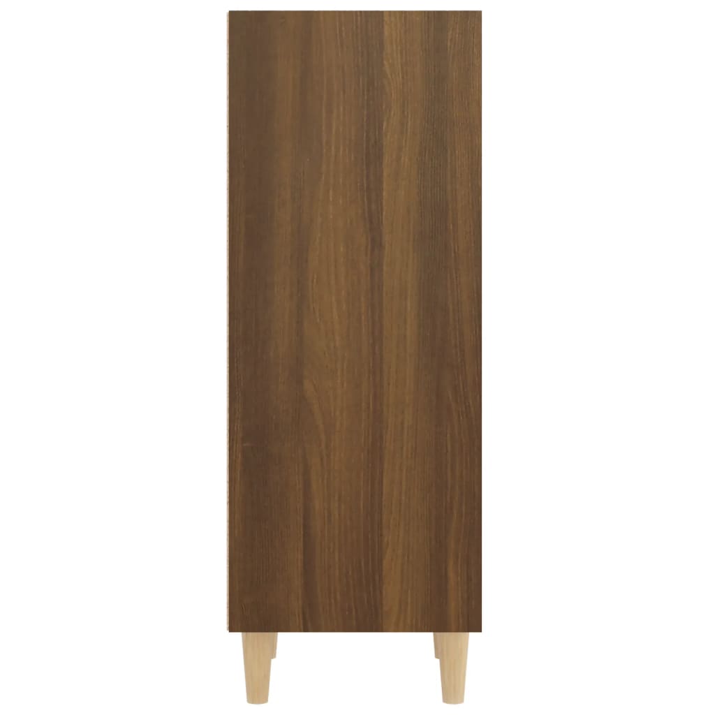 vidaXL Szafka, brązowy dąb, 34,5x32,5x90 cm, materiał drewnopochodny