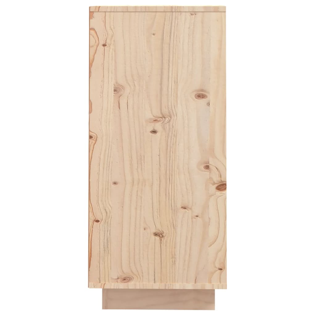vidaXL Szafka, 60 x 34 x 75 cm, lite drewno sosnowe