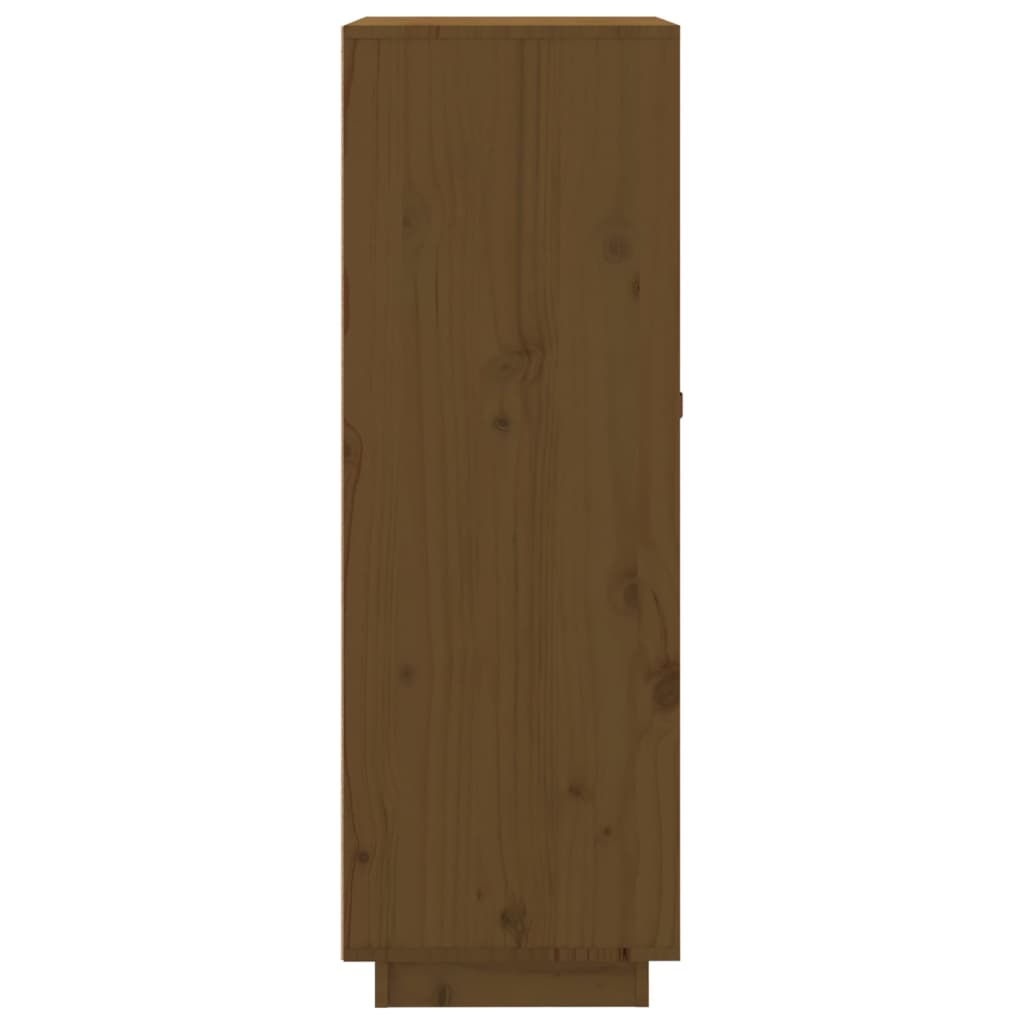 vidaXL Szafka na wino, miodowy brąz, 45x34x100 cm, drewno sosnowe