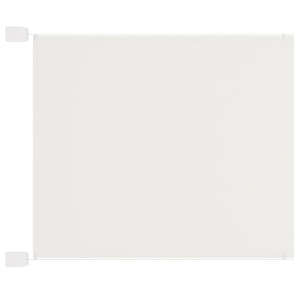 vidaXL Markiza pionowa, biała, 140x270 cm, tkanina Oxford