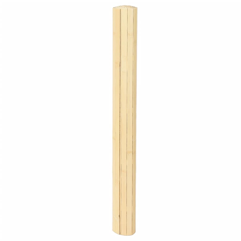 vidaXL Dywan prostokątny, jasny naturalny, 80x200 cm, bambusowy