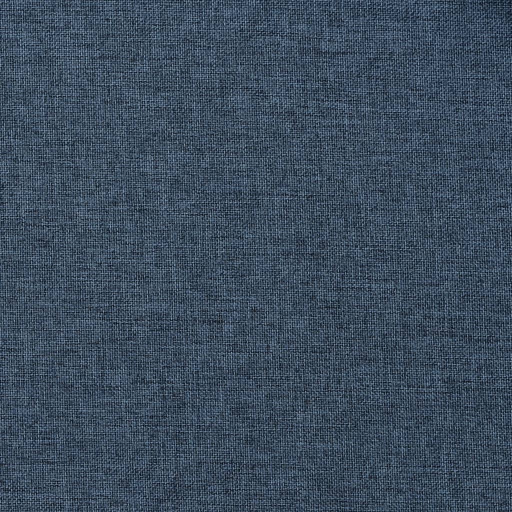 vidaXL Zasłony stylizowane na lniane, 2 szt., niebieskie, 140x175 cm