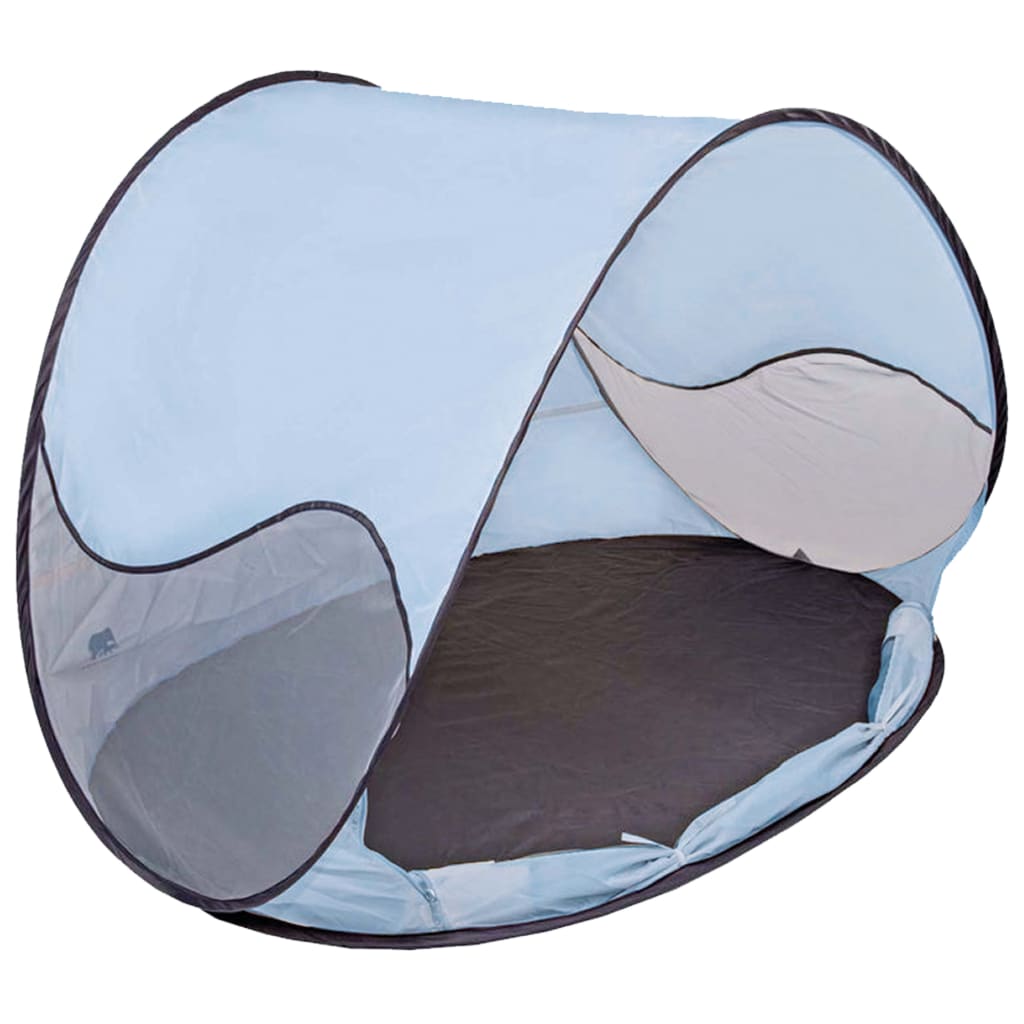 DERYAN Namiot plażowy typu pop-up z moskitierą, 120x90x80 cm, błękitny