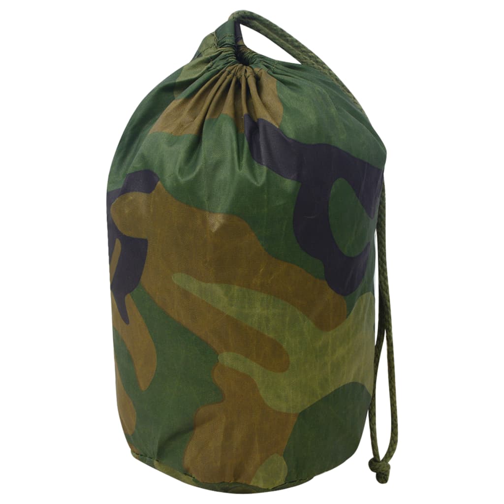 vidaXL Siatka maskująca z torbą do przechowywania, 1,5x5 m, zielona