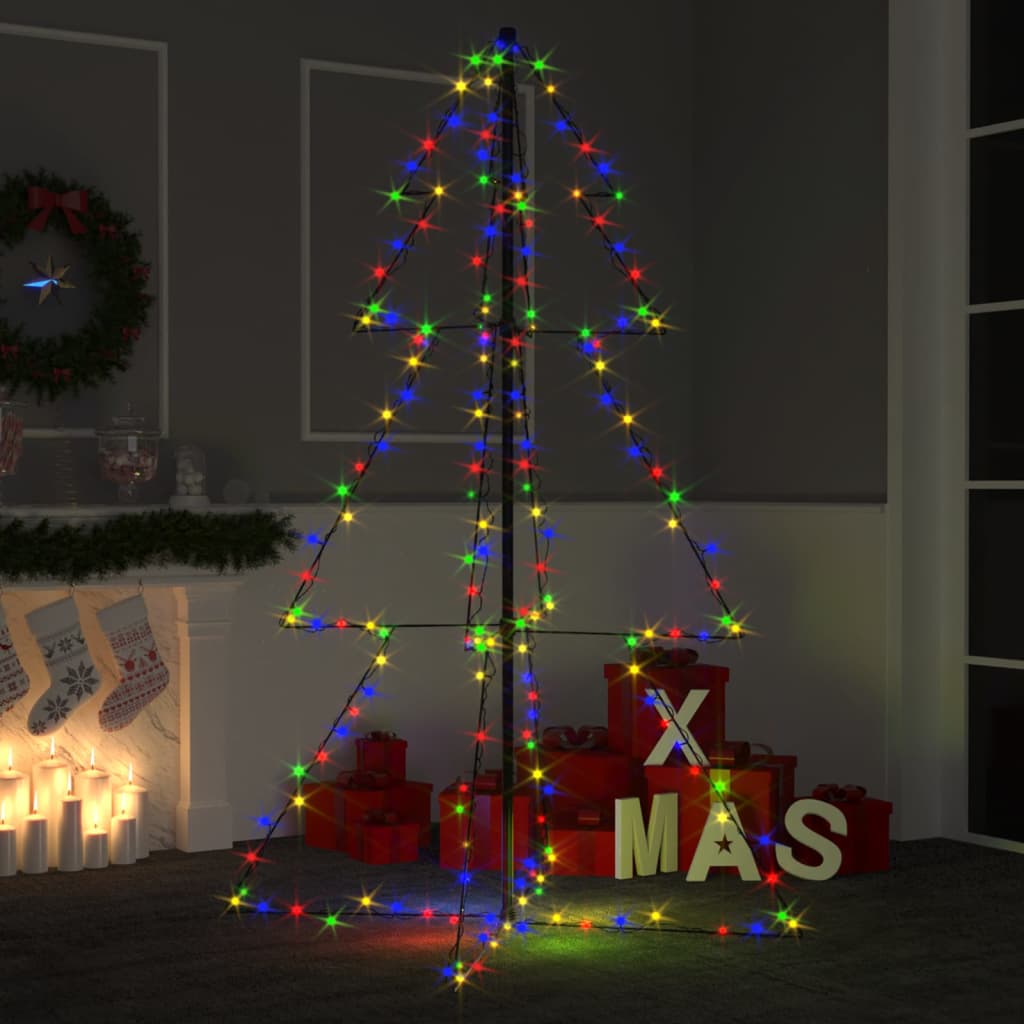 vidaXL Ozdoba świąteczna LED w kształcie choinki, 200 LED, 98x150 cm