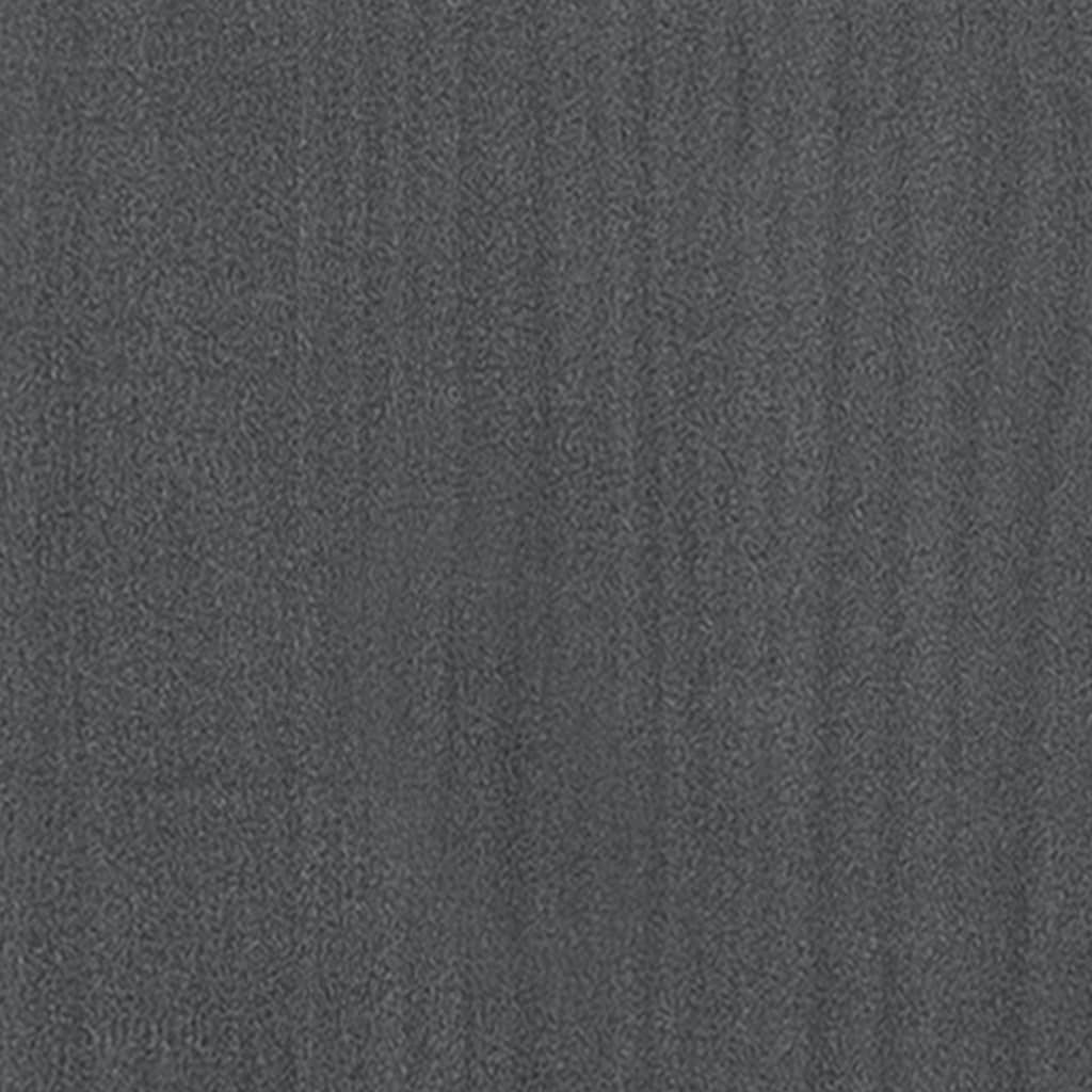 vidaXL Szafka nocna, szara, 35,5x33,5x41,5 cm, drewno sosnowe