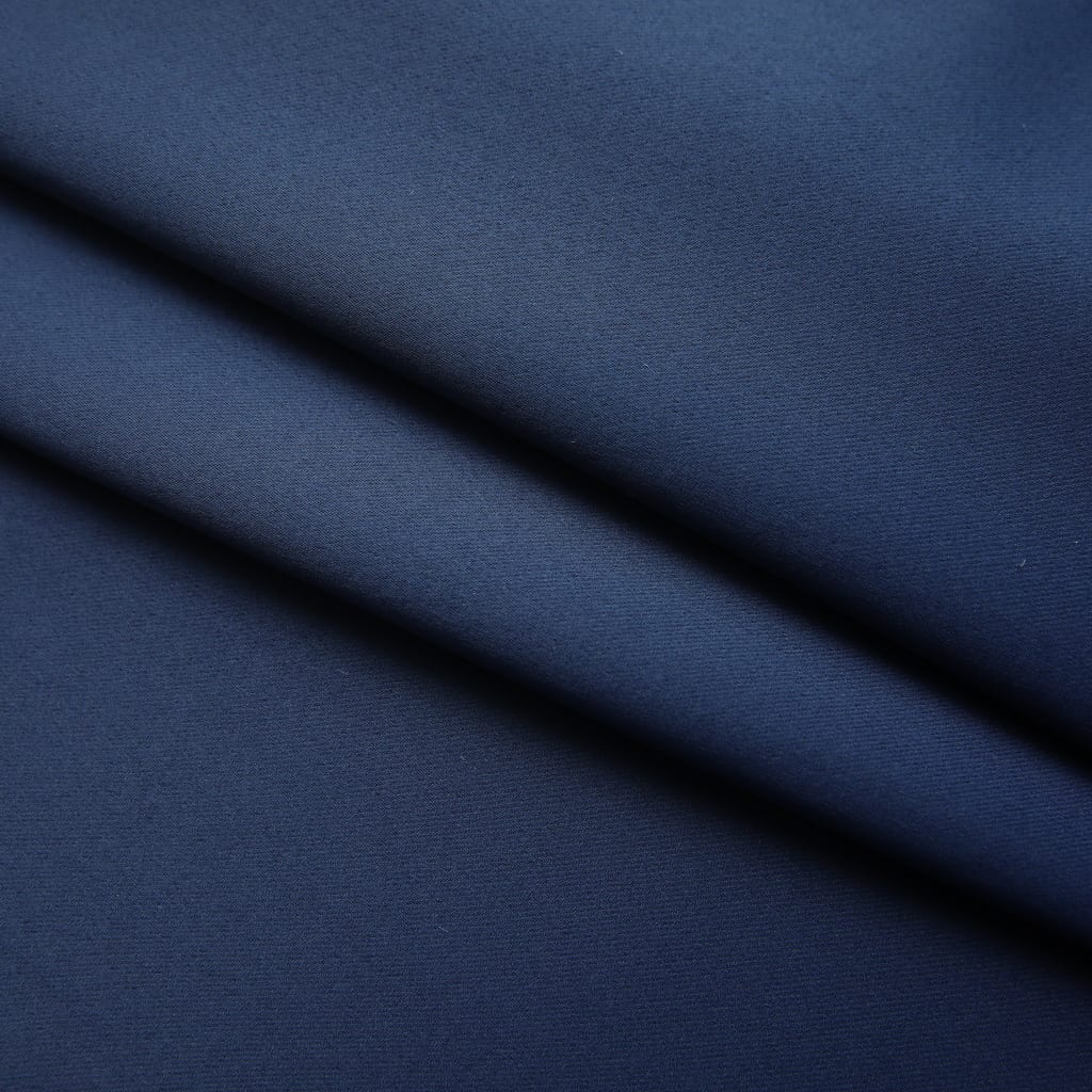 vidaXL Zasłony zaciemniające z haczykami 2 szt., niebieskie 140x225 cm