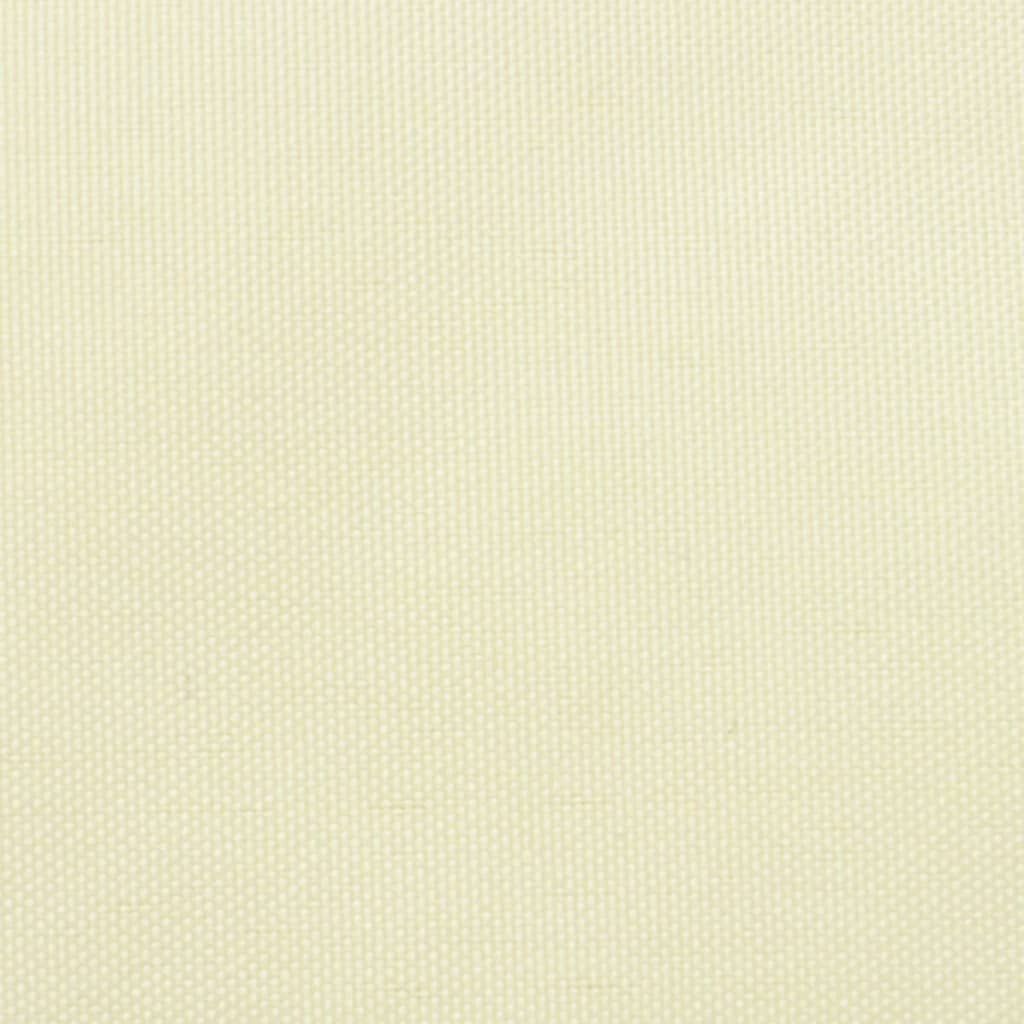 vidaXL Prostokątny żagiel ogrodowy, tkanina Oxford, 2,5x4,5 m, kremowy