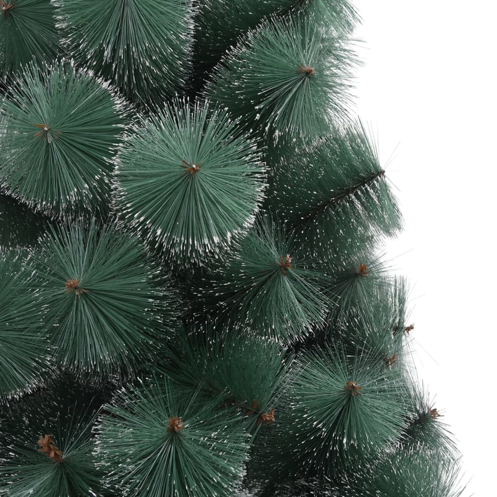 vidaXL Sztuczna choinka ze stojakiem, zielona, 240 cm, PET