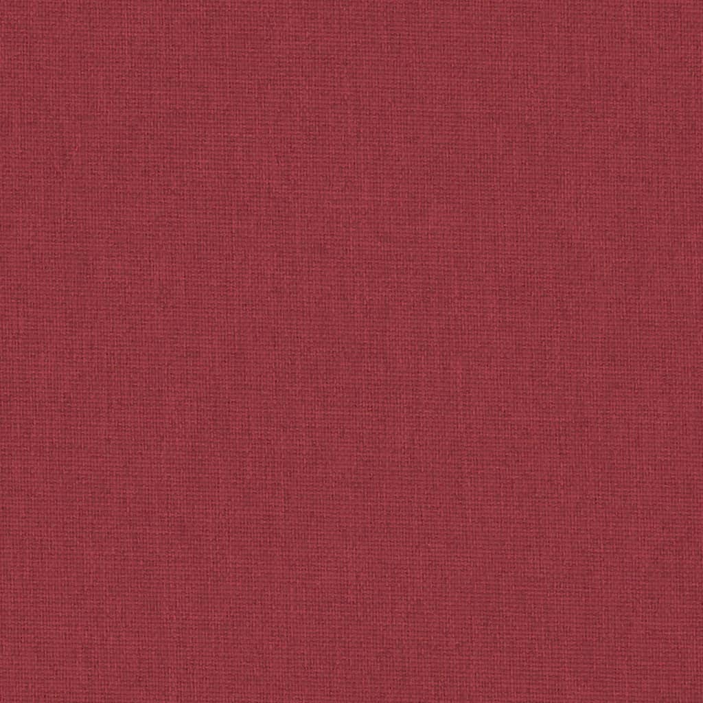 vidaXL Kojec dla dziecka z materacem, czerwony, lniana tkanina