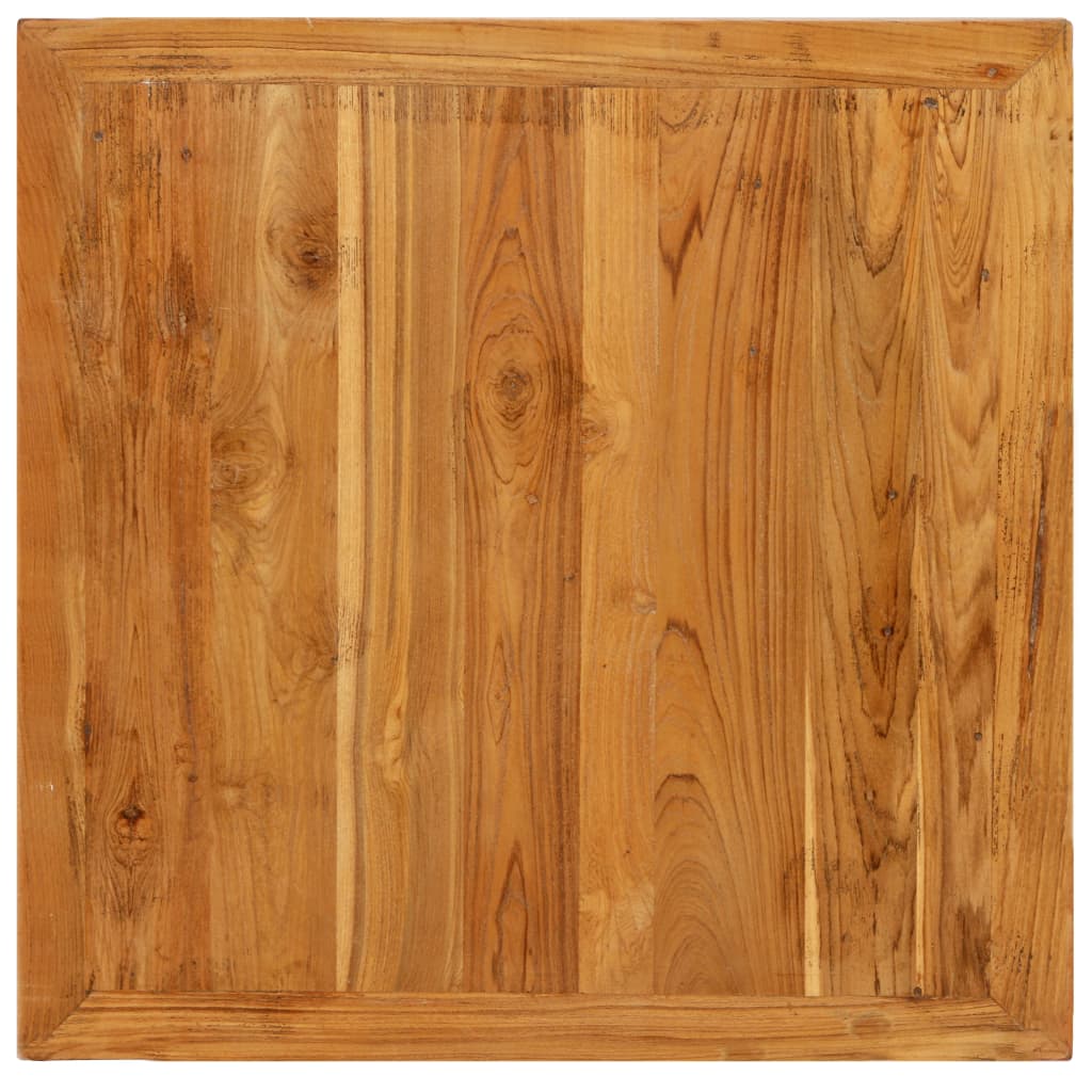 vidaXL Stolik barowy, lite drewno tekowe z odzysku, 60 x 60 x 107 cm